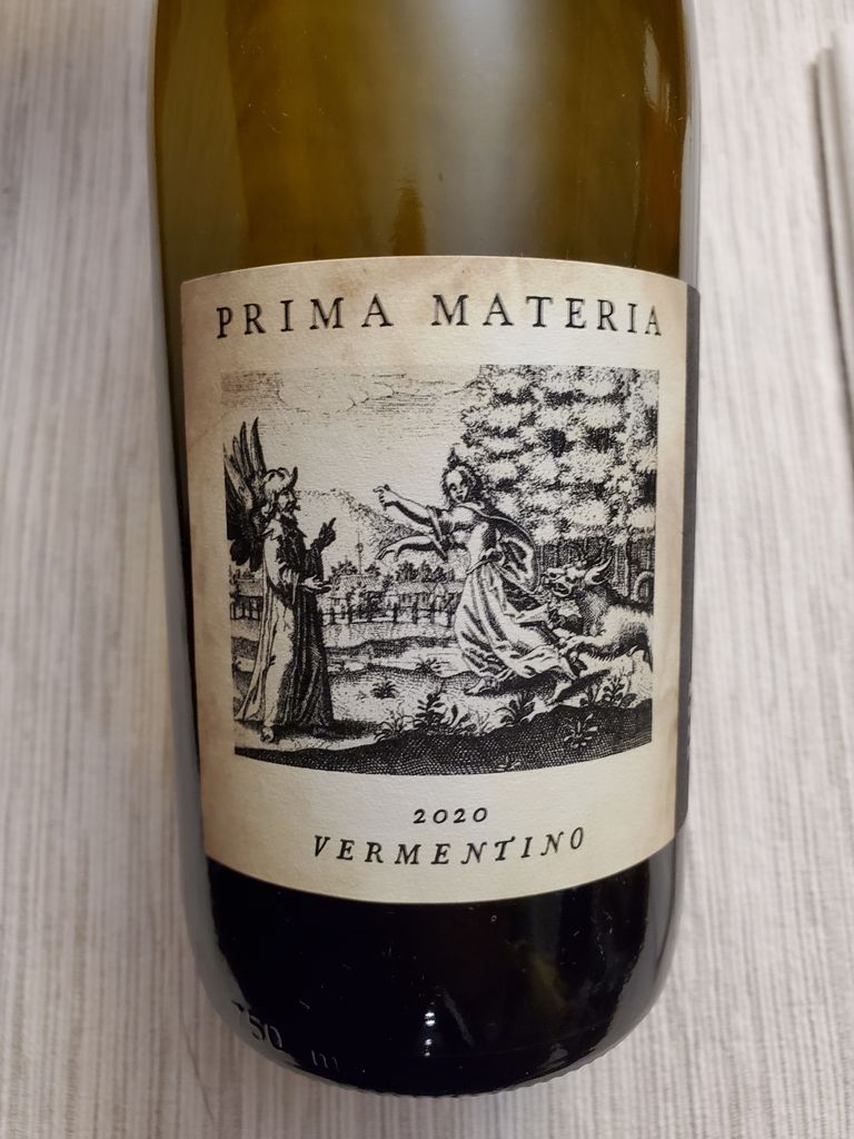 2020 Prima Materia Vermentino, USA, California, North Coast, Lake