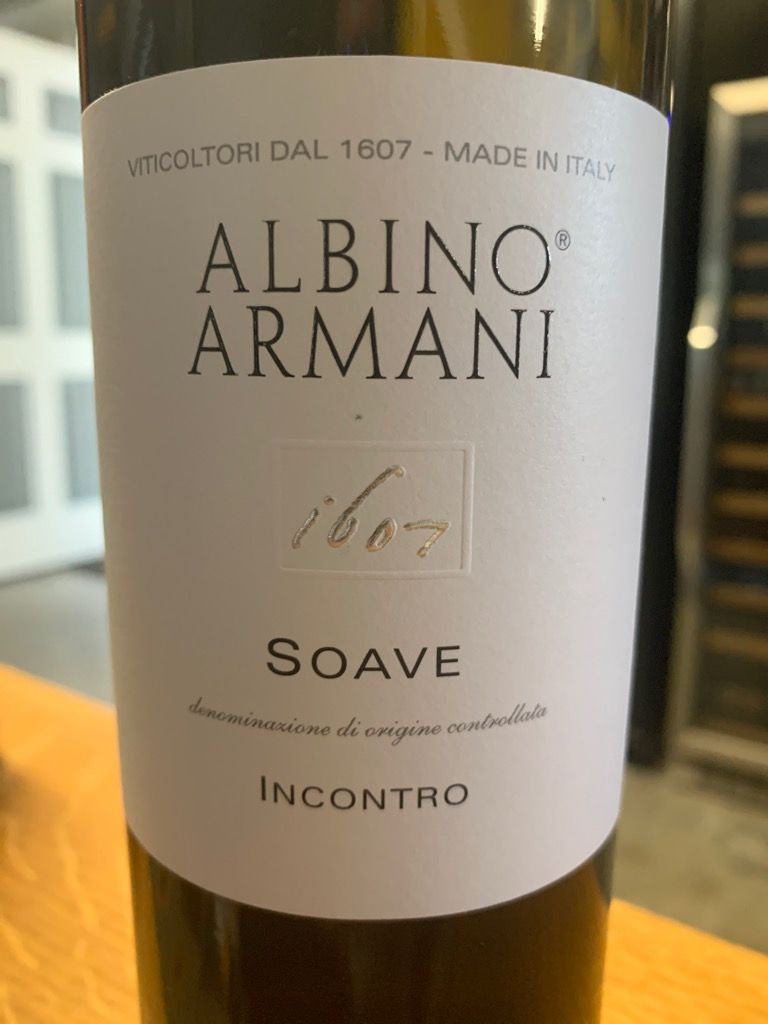 2017 Albino Armani Soave Incontro CellarTracker