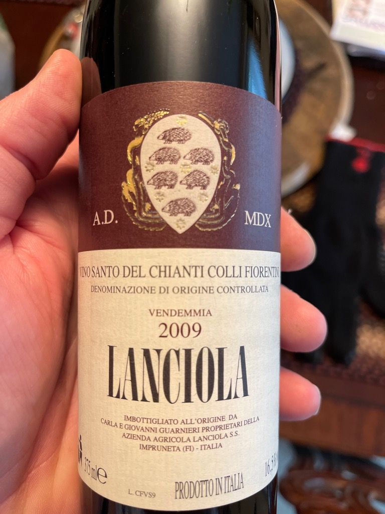 2009 Lanciola Vin Santo del Chianti Colli Fiorentini, Italy, Tuscany ...