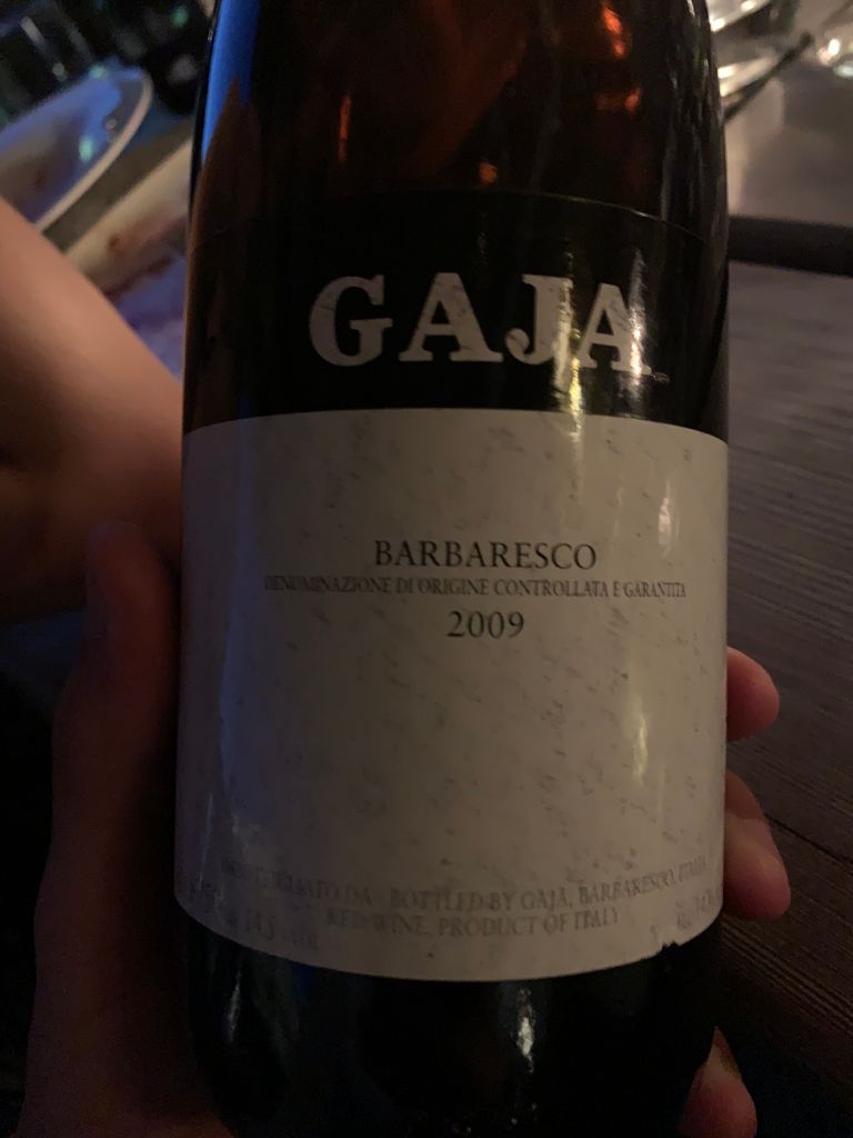 2009 Gaja Barbaresco - CellarTracker