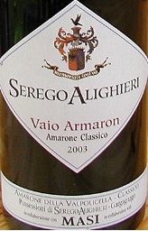 2003 Masi Amarone della Valpolicella Classico Ser go Alighieri