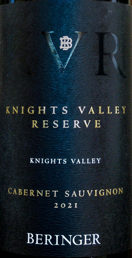 2021 Beringer Vineyards Cabernet Sauvignon Reserve Knights Valley 2021 Beringer Vineyards Cabernet Sauvignon Reserve Knights Valley