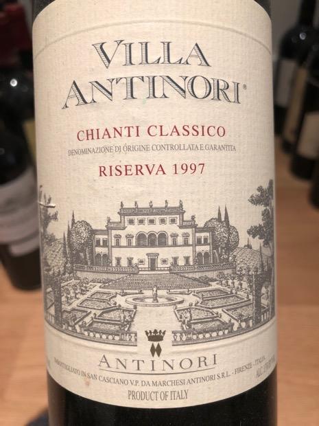 1997 Antinori Chianti Classico Riserva Villa Antinori - CellarTracker