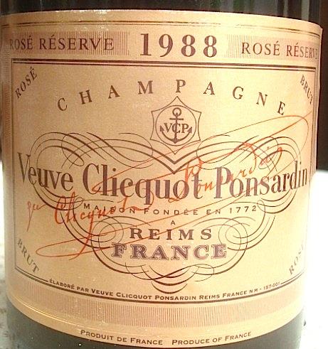 1985 Veuve Clicquot Champagne Brut Rosé Vintage - CellarTracker