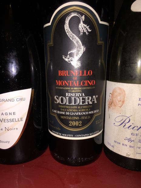 2012 Soldera (Az. Agr. Case Basse) Sangiovese Toscana IGT