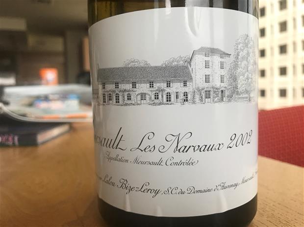 2002 Domaine d'Auvenay (Lalou Bize-Leroy) Meursault Les Narvaux