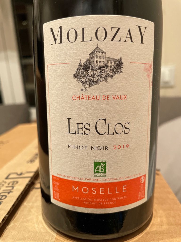 2019 Château de Vaux Moselle Le Clos, France, Lorraine, Moselle