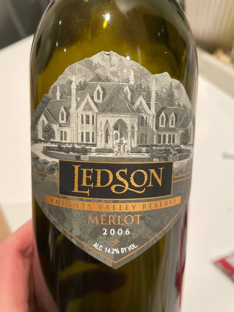 2006 Ledson Merlot Reserve, USA, California, Sonoma County, Knights