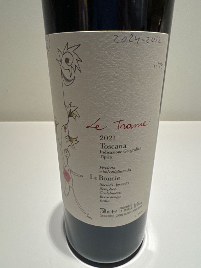 2021 Podere le Boncie (Giovanna Morganti) Le Trame Toscana IGT