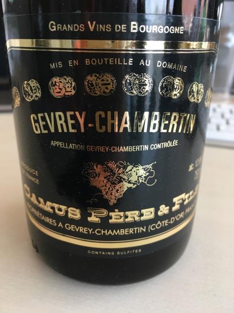 Gevrey-Chambertin Camus Pere & Fils 2013（Camus Père et Fils