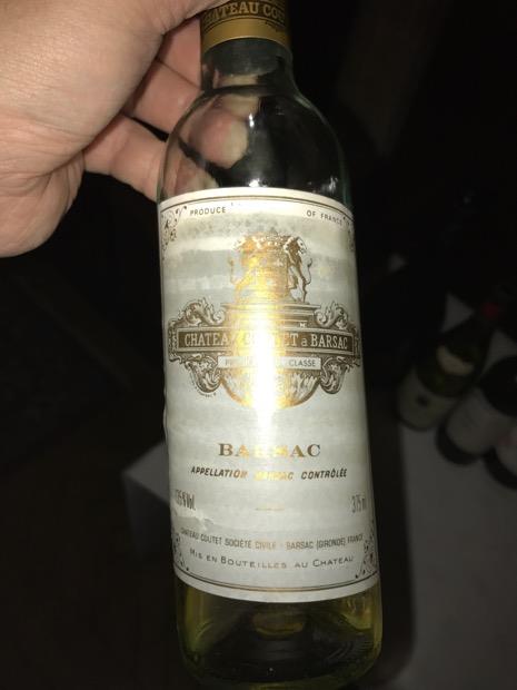 1988 Château Coutet Barsac - CellarTracker