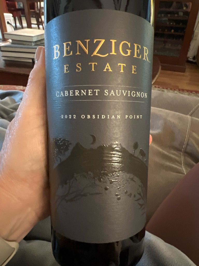 2021 Benziger Family Winery Cabernet Sauvignon Obsidian Point, USA ...