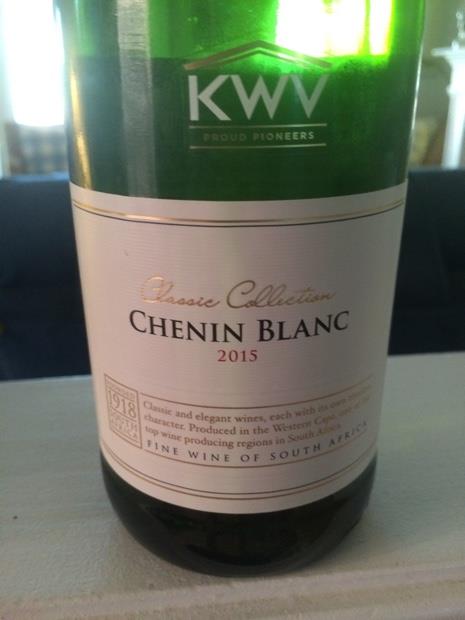 2015 Kwv Chenin Blanc Steen Kwv South Africa Western Cape