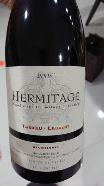 2006 Tardieu Laurent Hermitage France Rhône Northern Rhône Hermitage Cellartracker