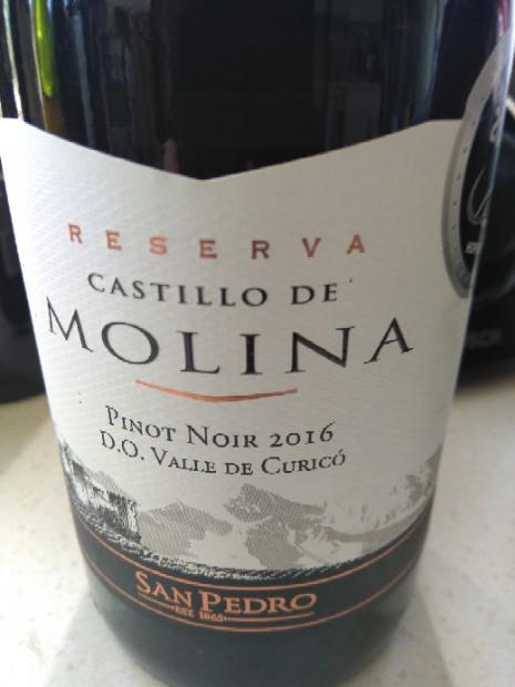 2021 Castillo de Molina Pinot Noir Reserva, Chile, Central Valley ...