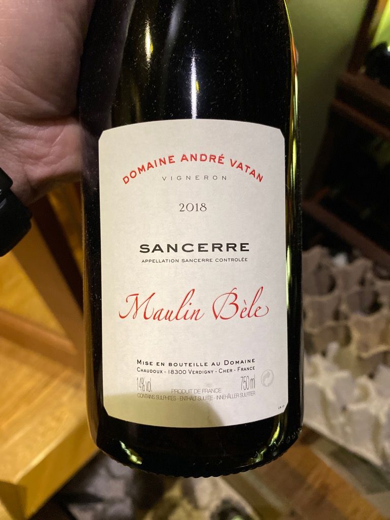 2023 Domaine Andre Vatan Sancerre Rouge Maulin Bèle - CellarTracker