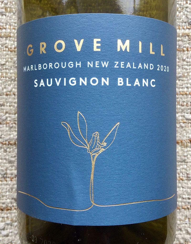 2020 Grove Mill Sauvignon Blanc, New Zealand, South Island, Marlborough