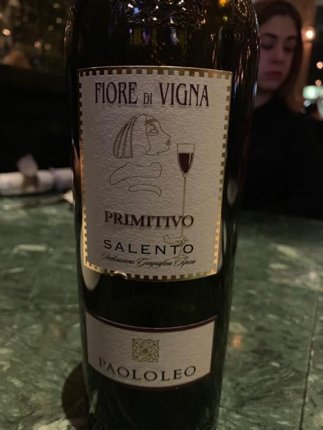 2014 Paolo Leo Primitivo Fiore di Vigna Salento IGT, Italy, Puglia ...