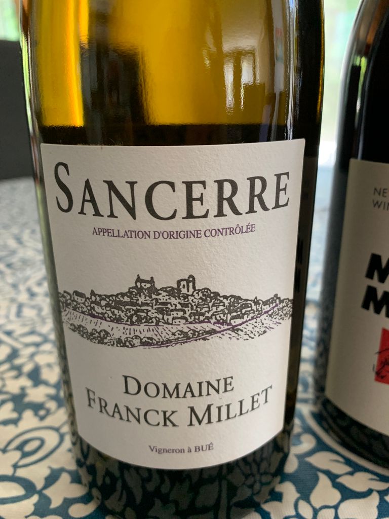 2019 Domaine Franck Millet Sancerre, France, Loire Valley, Upper Loire