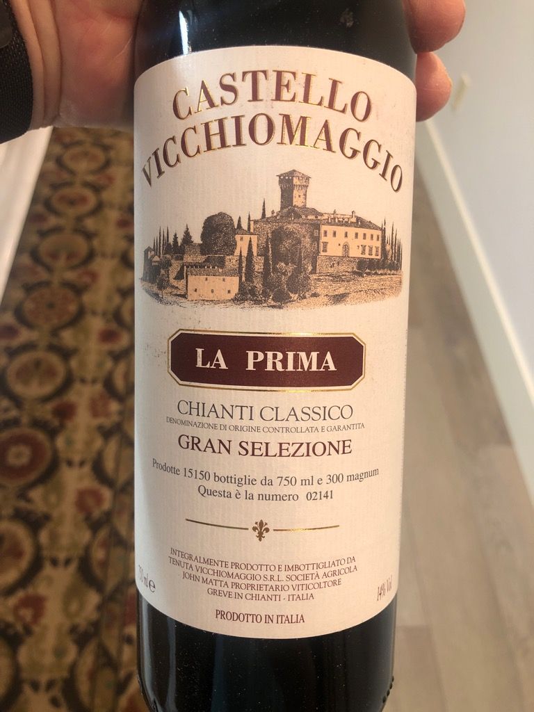 2016 Castello Vicchiomaggio Chianti Classico Gran Selezione Vigna La ...