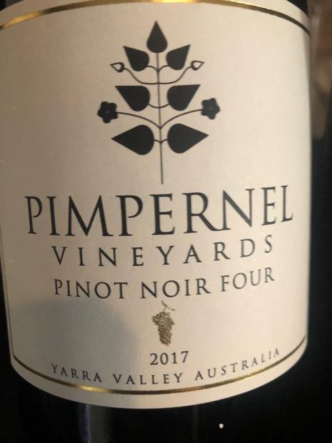 2017 Pimpernel Vineyards Pinot Noir Four, Australia, Victoria, Port ...