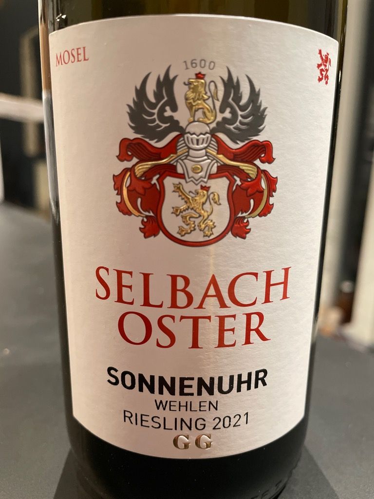 最新作 Selbach-Oster 2021 Wehlener Großes Riesling Sonnenuhr ワイン