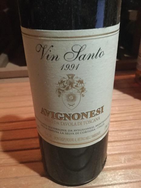 1991 Avignonesi Vin Santo di Montepulciano Occhio di Pernice