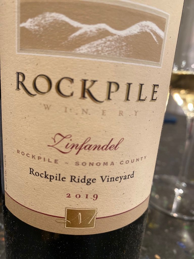 2019 Rockpile Winery (Mauritson) Zinfandel Rockpile Ridge