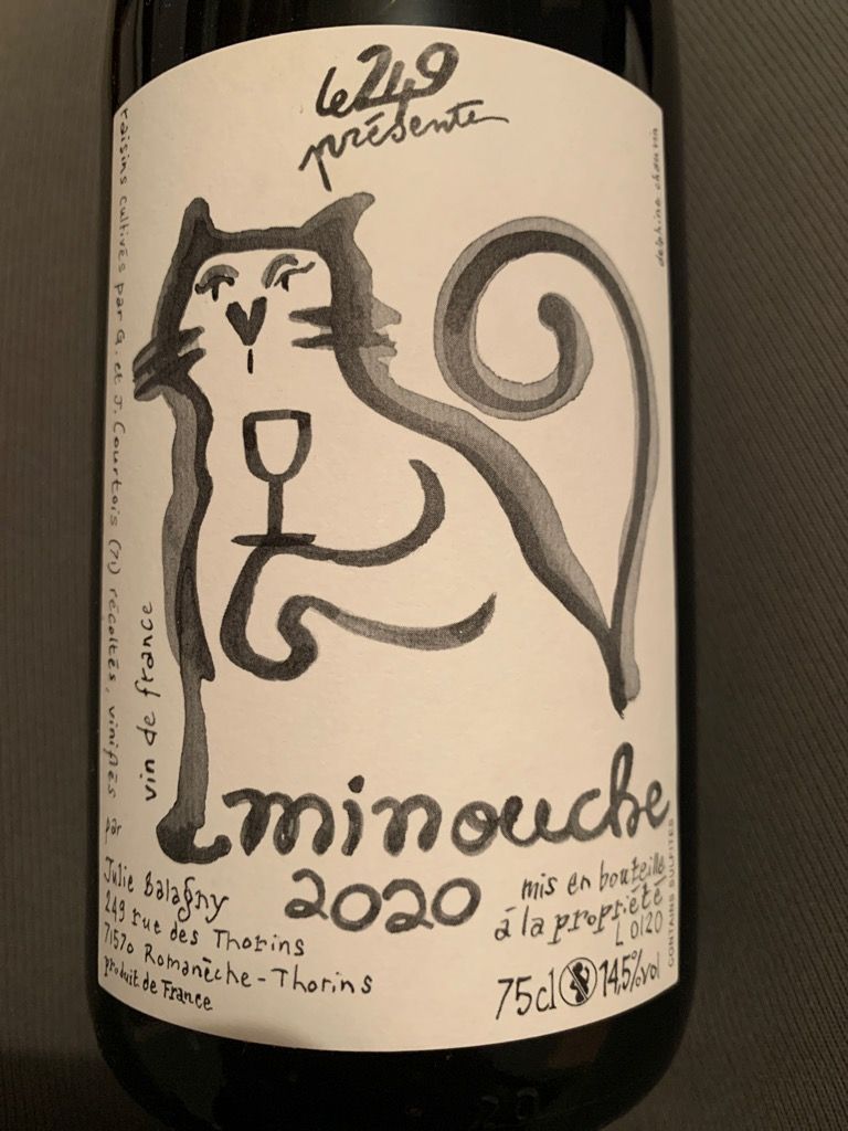 Julie Balagny ジュリーバラニー 2021 2本セット 2021 Julie Balagny Vin de France Le 249 Présente Minouche