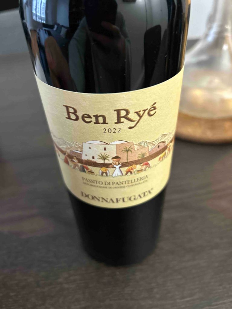 2022 Donnafugata Passito di Pantelleria Ben Ryé, Italy, Sicily, Passito ...