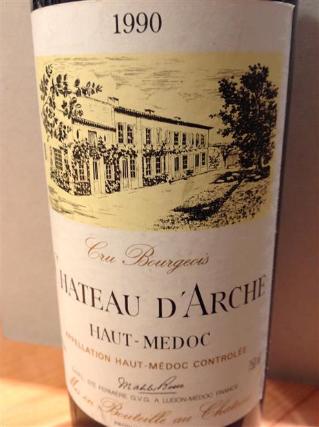 1988 Ch teau d Arche Haut M doc CellarTracker