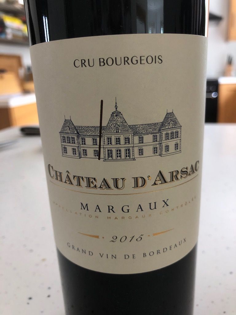 2015 Château d'Arsac Chapelle d'Arsac, France, Bordeaux, Médoc, Margaux