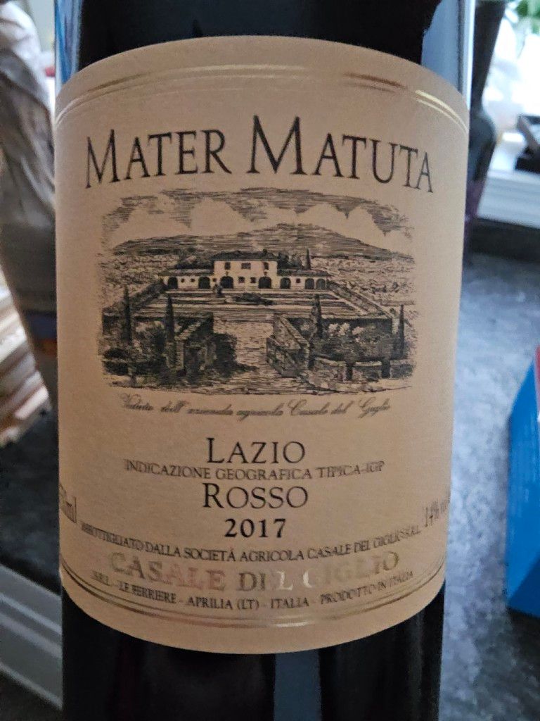 2017 Casale del Giglio Lazio Mater Matuta - CellarTracker