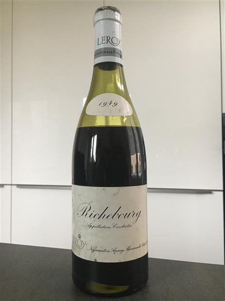 1949 Maison Leroy Richebourg - CellarTracker