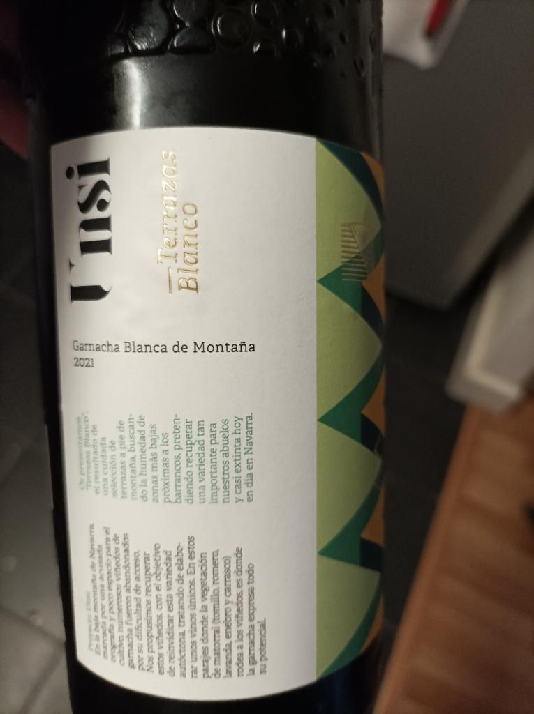 2023 Unsi Terrazas Blanco, Spain, Navarra - CellarTracker
