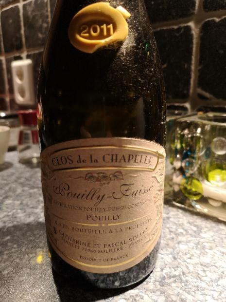 2002 Clos De La Chapelle Pouilly-Fuissé, France, Burgundy, Mâconnais ...