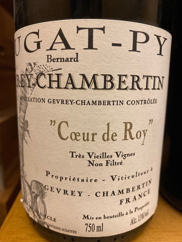 2009 Bernard Dugat-Py Gevrey-Chambertin Coeur de Roy Très Vieilles