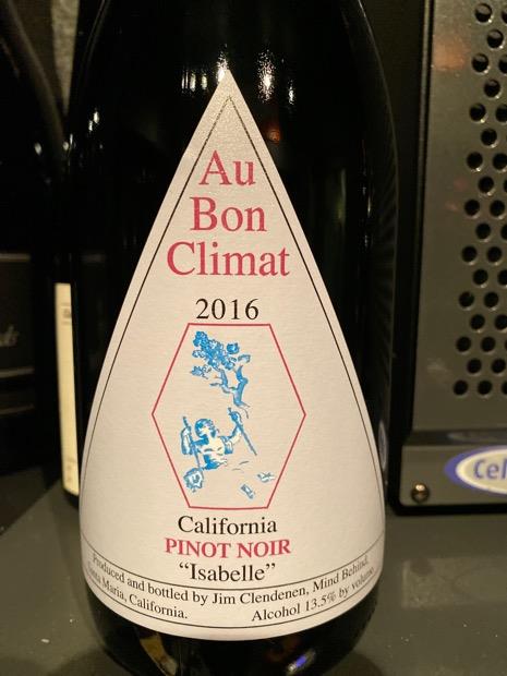 2016 Au Bon Climat Pinot Noir Isabelle - CellarTracker