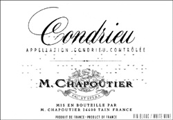 2001 M. Chapoutier Condrieu, France, Rhône, Northern Rhône, Condrieu ...