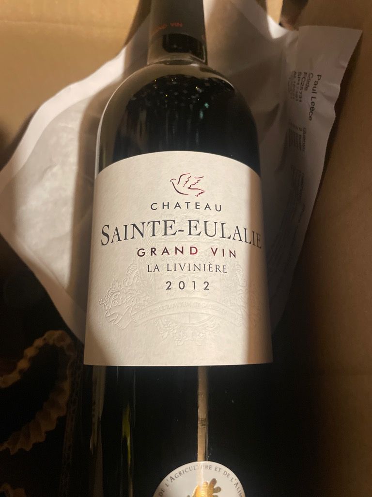 2012 Château SainteEulalie MinervoisLa Livinière Grand Vin, France