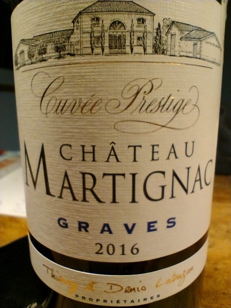2016 Château Martignac Cuvée CellarTracker Prestige 