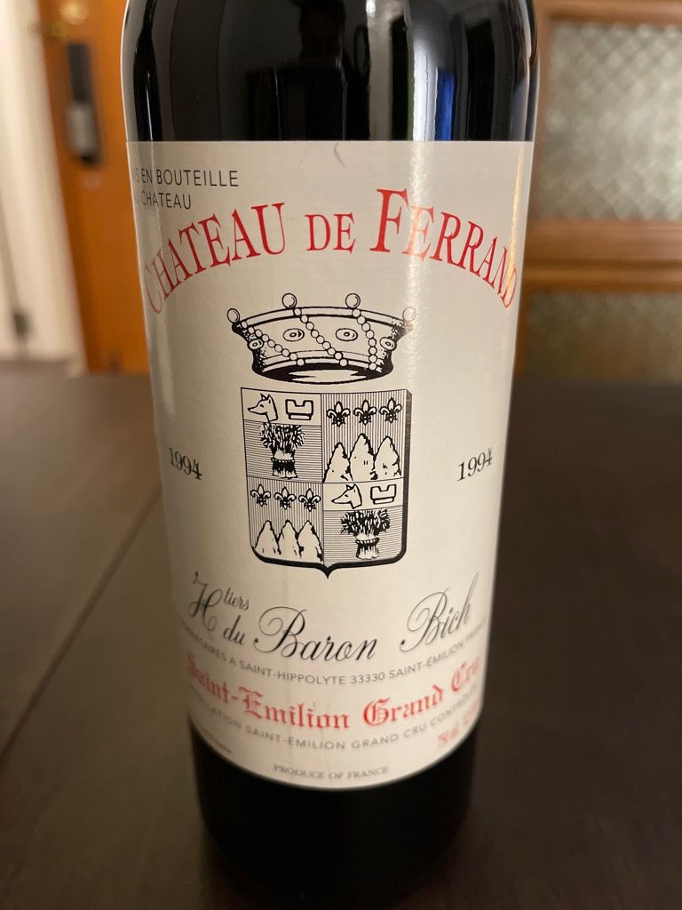 1994 Château de Ferrand - CellarTracker
