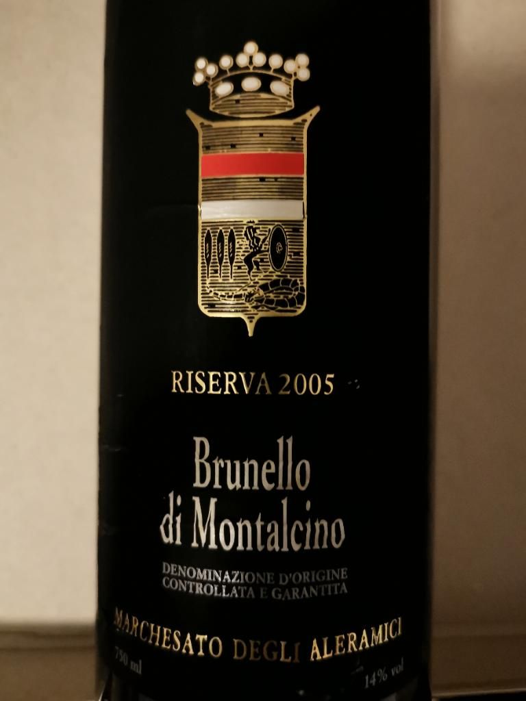 2005 Marchesato Degli Aleramici Brunello di Montalcino Riserva, Italy ...