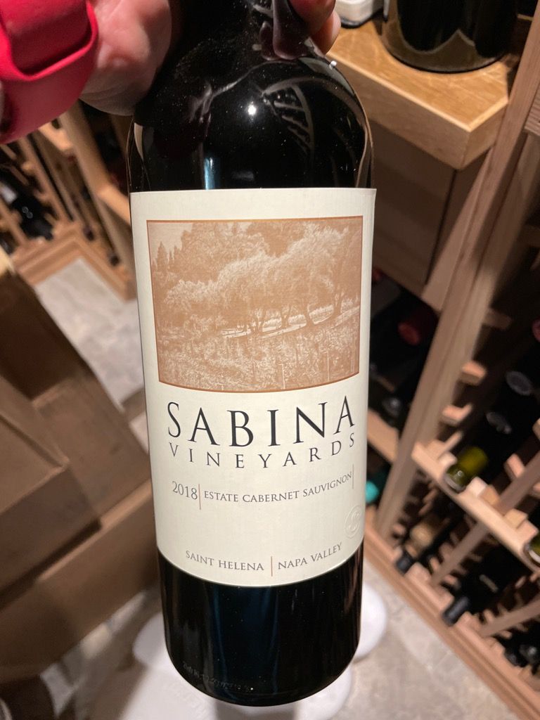 2019 Sabina Vineyards Sauvignon Estate, USA, California, Napa