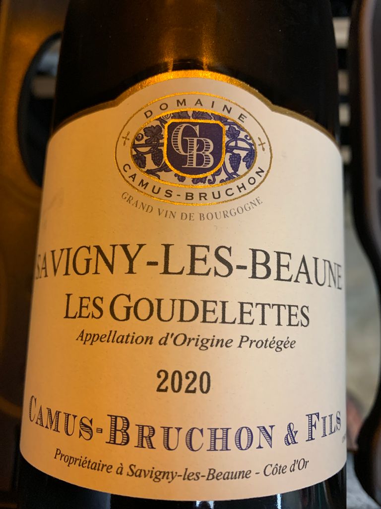 2020 Domaine Camus-Bruchon & Fils Savigny-lès-Beaune Les Goudelettes ...