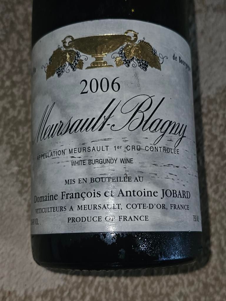 2014 Domaine Francois et Antoine Jobard Meursault 1er Cru Blagny  