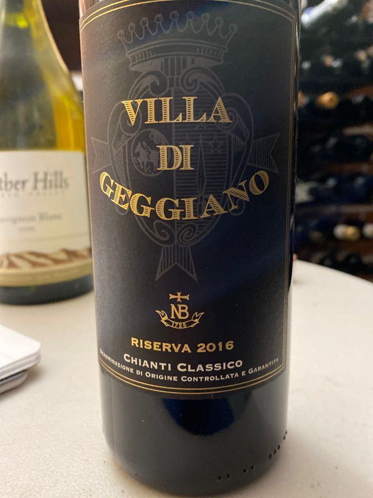 2016 Villa di Geggiano Chianti Classico Riserva - CellarTracker