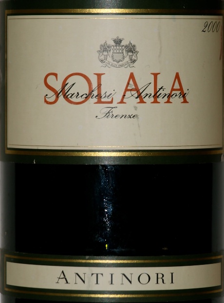 2000 Antinori Solaia, Italy, Tuscany, Toscana IGT - CellarTracker