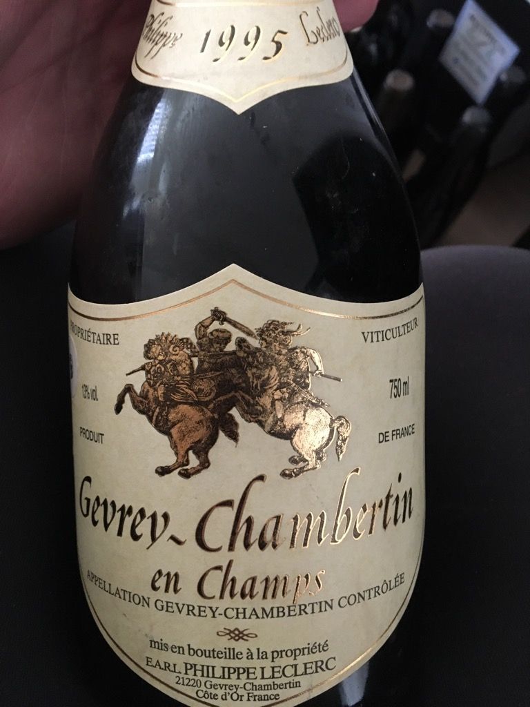 1995 Philippe Leclerc Gevrey-Chambertin en Champs - CellarTracker