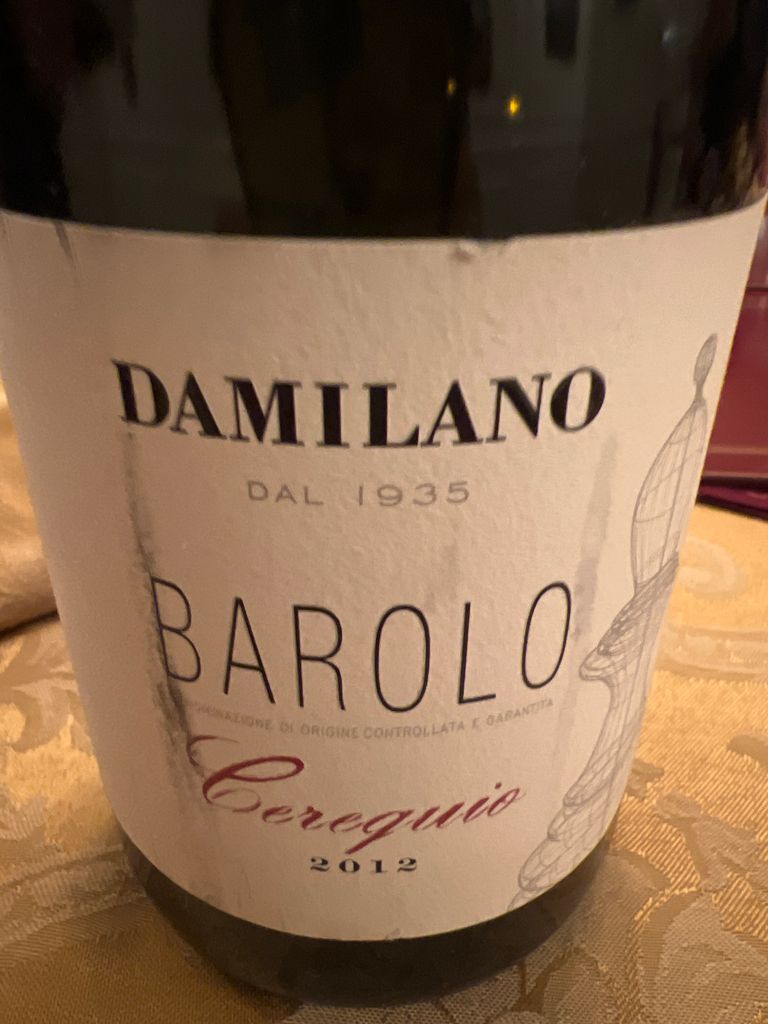 2012 Damilano Barolo Cerequio CellarTracker